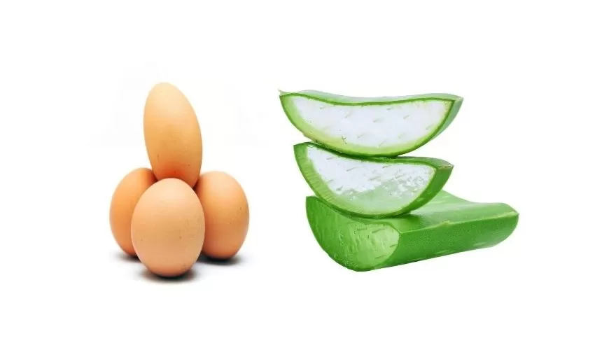 Alovera Gel and Eggs